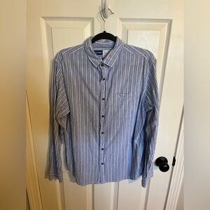 New Old Navy Mens Linen Shirt